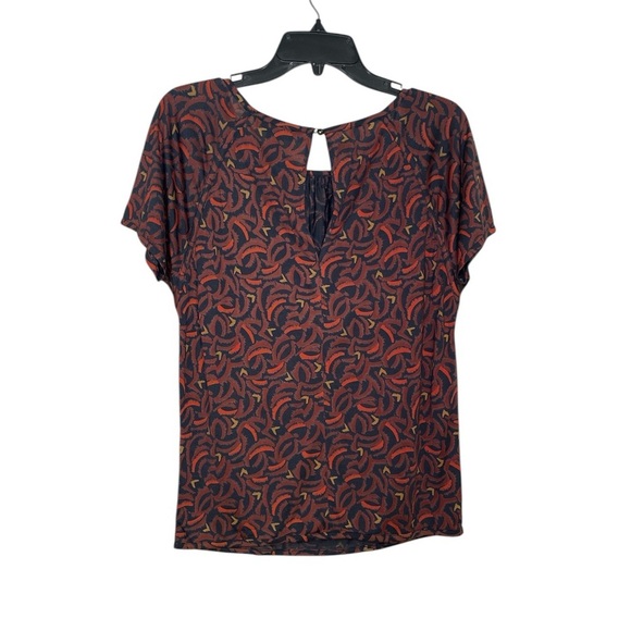 NWOT Marc Jacobs red floral silk blouse sz XS - Picture 2 of 5